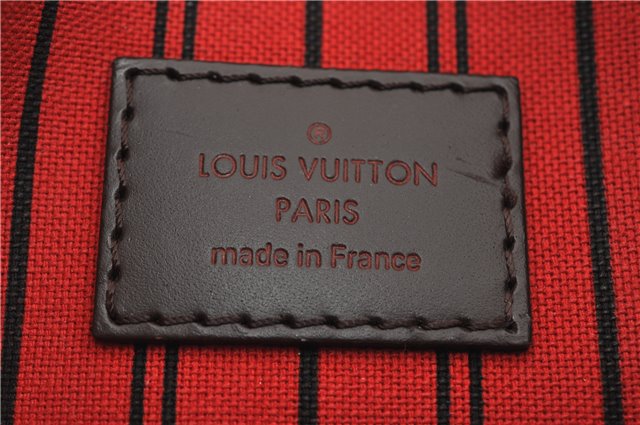 Authentic Louis Vuitton Damier Neverfull Pouch Purse Clutch Bag LV 6502F