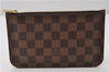 Authentic Louis Vuitton Damier Neverfull Pouch Purse Clutch Bag LV 6503F