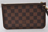 Authentic Louis Vuitton Damier Neverfull Pouch Purse Clutch Bag LV 6503F
