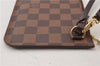 Authentic Louis Vuitton Damier Neverfull Pouch Purse Clutch Bag LV 6503F