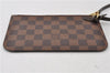 Authentic Louis Vuitton Damier Neverfull Pouch Purse Clutch Bag LV 6503F