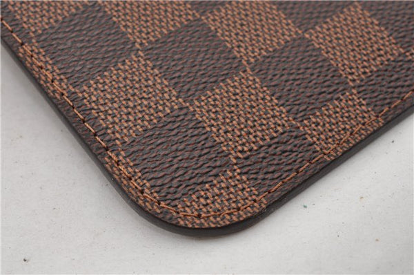 Authentic Louis Vuitton Damier Neverfull Pouch Purse Clutch Bag LV 6503F