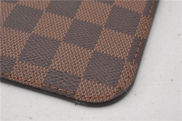 Authentic Louis Vuitton Damier Neverfull Pouch Purse Clutch Bag LV 6503F
