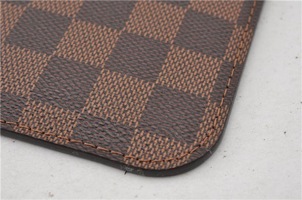 Authentic Louis Vuitton Damier Neverfull Pouch Purse Clutch Bag LV 6503F