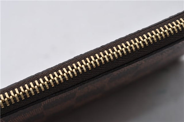 Authentic Louis Vuitton Damier Neverfull Pouch Purse Clutch Bag LV 6503F