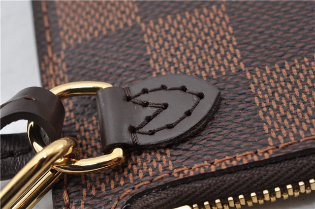 Authentic Louis Vuitton Damier Neverfull Pouch Purse Clutch Bag LV 6503F