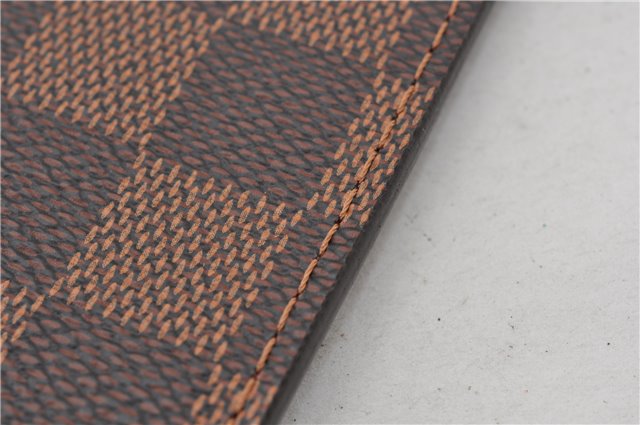 Authentic Louis Vuitton Damier Neverfull Pouch Purse Clutch Bag LV 6503F