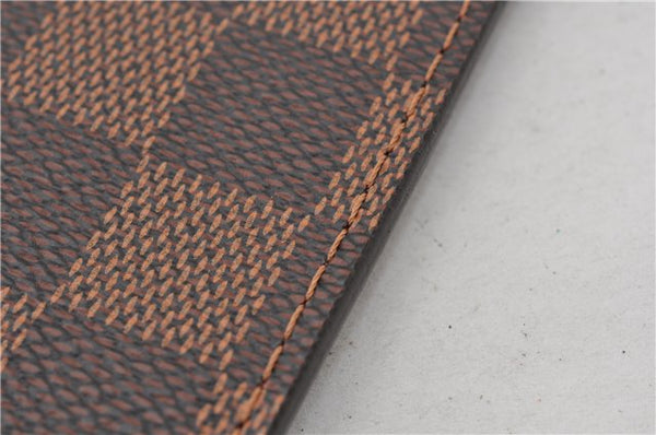 Authentic Louis Vuitton Damier Neverfull Pouch Purse Clutch Bag LV 6503F