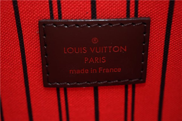 Authentic Louis Vuitton Damier Neverfull Pouch Purse Clutch Bag LV 6503F