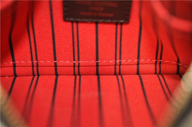 Authentic Louis Vuitton Damier Neverfull Pouch Purse Clutch Bag LV 6503F