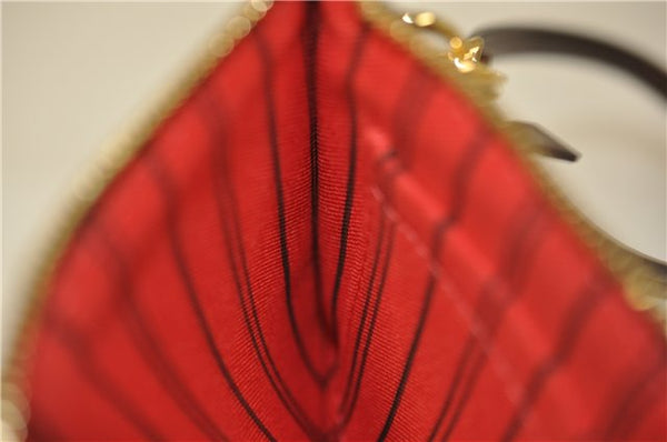 Authentic Louis Vuitton Damier Neverfull Pouch Purse Clutch Bag LV 6503F