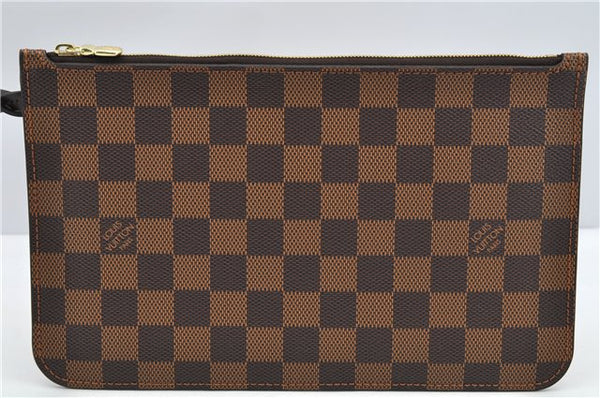 Authentic Louis Vuitton Damier Neverfull Pouch Purse Clutch Bag LV 6507F