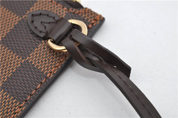 Authentic Louis Vuitton Damier Neverfull Pouch Purse Clutch Bag LV 6507F