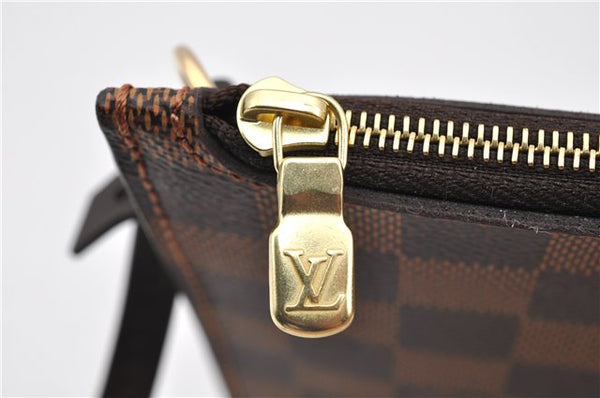 Authentic Louis Vuitton Damier Neverfull Pouch Purse Clutch Bag LV 6507F