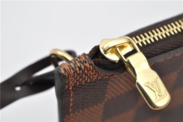Authentic Louis Vuitton Damier Neverfull Pouch Purse Clutch Bag LV 6507F