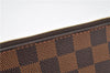 Authentic Louis Vuitton Damier Neverfull Pouch Purse Clutch Bag LV 6507F