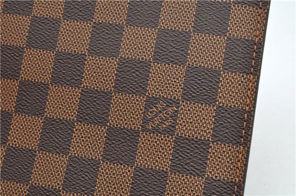 Authentic Louis Vuitton Damier Neverfull Pouch Purse Clutch Bag LV 6507F