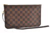 Authentic Louis Vuitton Damier Neverfull Pouch Purse Clutch Bag LV 6508F