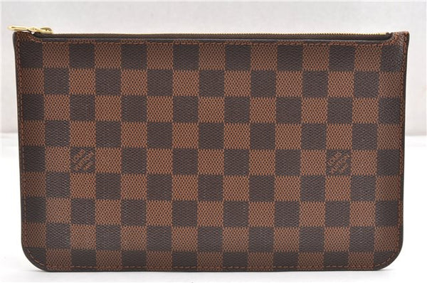 Authentic Louis Vuitton Damier Neverfull Pouch Purse Clutch Bag LV 6508F