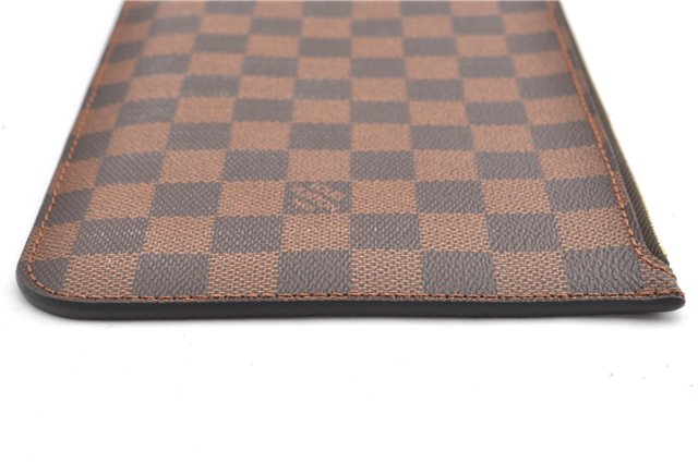 Authentic Louis Vuitton Damier Neverfull Pouch Purse Clutch Bag LV 6508F