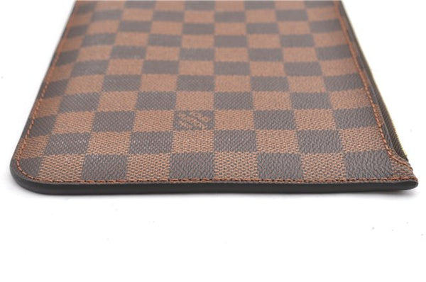 Authentic Louis Vuitton Damier Neverfull Pouch Purse Clutch Bag LV 6508F