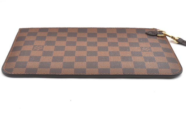 Authentic Louis Vuitton Damier Neverfull Pouch Purse Clutch Bag LV 6508F