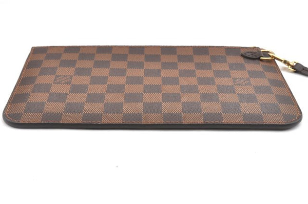 Authentic Louis Vuitton Damier Neverfull Pouch Purse Clutch Bag LV 6508F