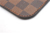 Authentic Louis Vuitton Damier Neverfull Pouch Purse Clutch Bag LV 6508F