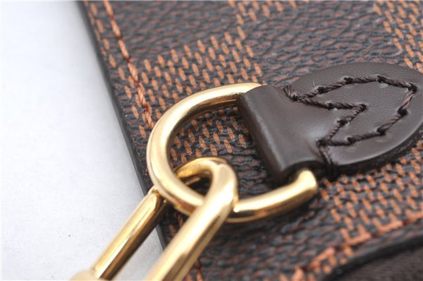 Authentic Louis Vuitton Damier Neverfull Pouch Purse Clutch Bag LV 6508F