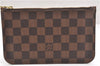 Authentic Louis Vuitton Damier Neverfull Pouch Purse Clutch Bag LV 6509F