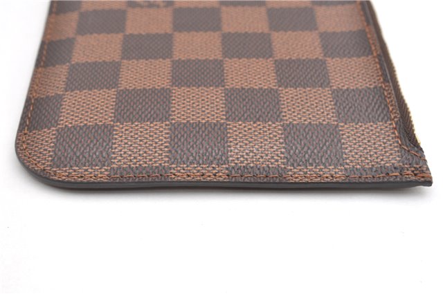 Authentic Louis Vuitton Damier Neverfull Pouch Purse Clutch Bag LV 6509F