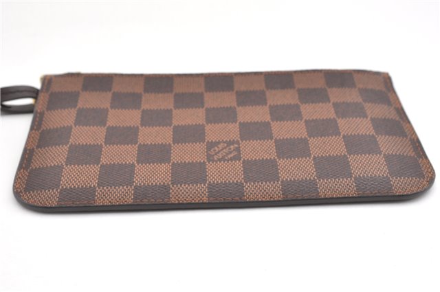 Authentic Louis Vuitton Damier Neverfull Pouch Purse Clutch Bag LV 6509F