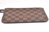 Authentic Louis Vuitton Damier Neverfull Pouch Purse Clutch Bag LV 6509F