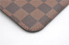 Authentic Louis Vuitton Damier Neverfull Pouch Purse Clutch Bag LV 6509F