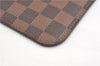 Authentic Louis Vuitton Damier Neverfull Pouch Purse Clutch Bag LV 6509F