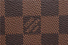 Authentic Louis Vuitton Damier Neverfull Pouch Purse Clutch Bag LV 6509F