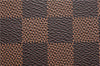 Authentic Louis Vuitton Damier Neverfull Pouch Purse Clutch Bag LV 6509F
