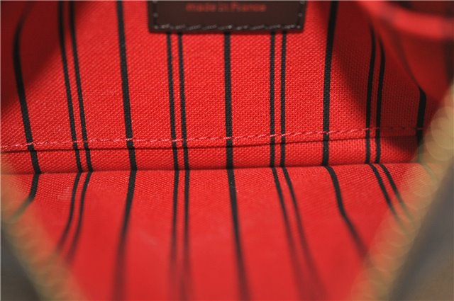 Authentic Louis Vuitton Damier Neverfull Pouch Purse Clutch Bag LV 6509F