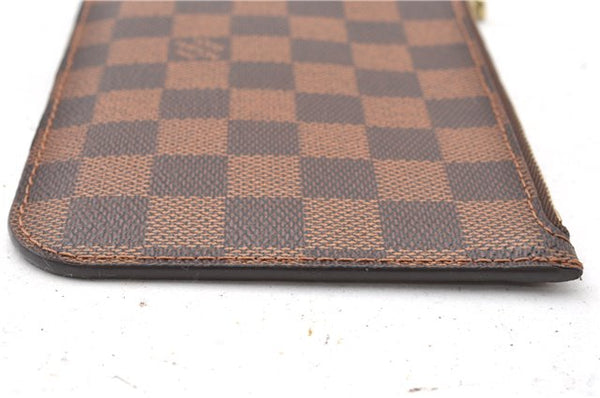 Authentic Louis Vuitton Damier Neverfull Pouch Purse Clutch Bag LV 6511F