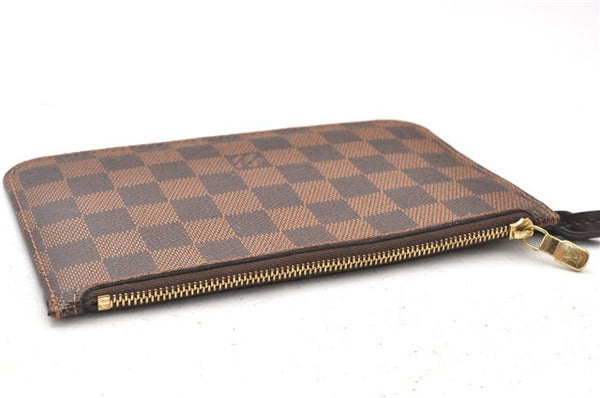 Authentic Louis Vuitton Damier Neverfull Pouch Purse Clutch Bag LV 6511F