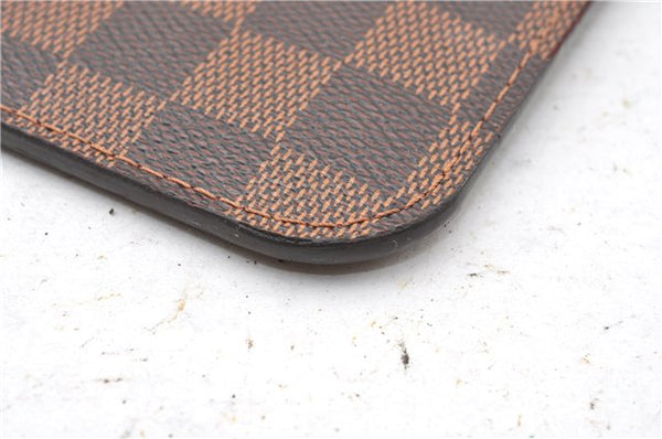 Authentic Louis Vuitton Damier Neverfull Pouch Purse Clutch Bag LV 6511F