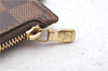Authentic Louis Vuitton Damier Neverfull Pouch Purse Clutch Bag LV 6511F