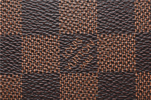 Authentic Louis Vuitton Damier Neverfull Pouch Purse Clutch Bag LV 6511F