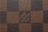 Authentic Louis Vuitton Damier Neverfull Pouch Purse Clutch Bag LV 6511F