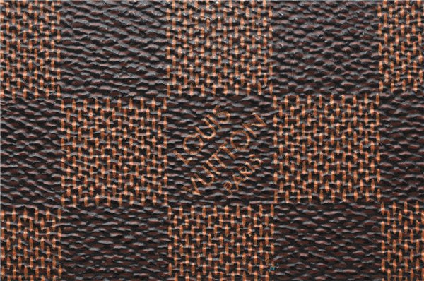 Authentic Louis Vuitton Damier Neverfull Pouch Purse Clutch Bag LV 6511F