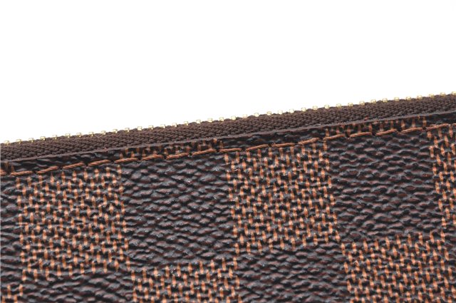 Authentic Louis Vuitton Damier Neverfull Pouch Purse Clutch Bag LV 6511F