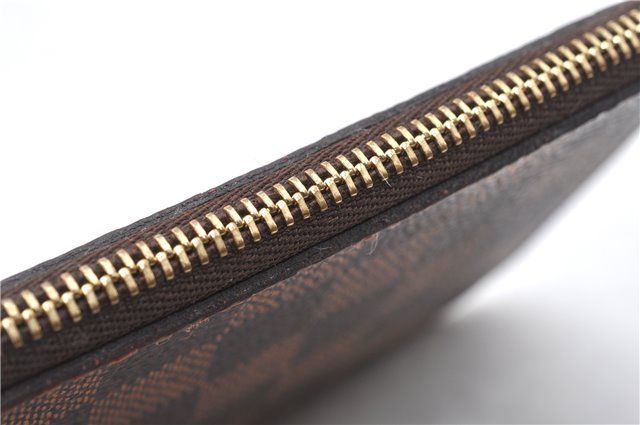 Authentic Louis Vuitton Damier Neverfull Pouch Purse Clutch Bag LV 6511F