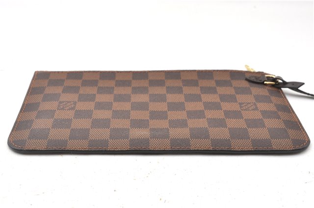 Authentic Louis Vuitton Damier Neverfull Pouch Purse Clutch Bag LV 6517F