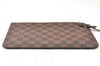 Authentic Louis Vuitton Damier Neverfull Pouch Purse Clutch Bag LV 6517F