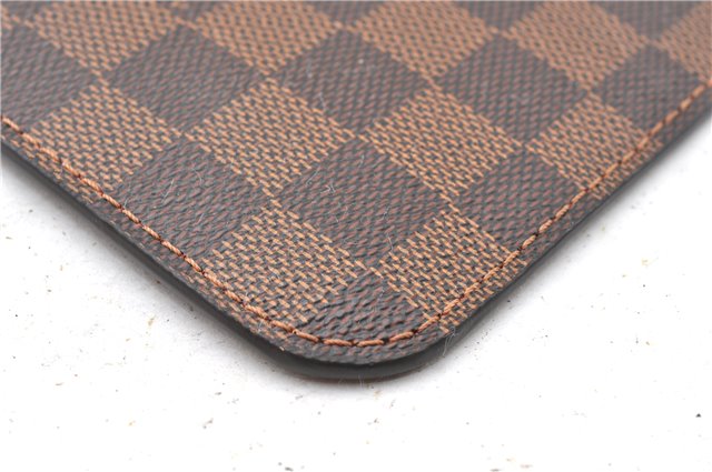 Authentic Louis Vuitton Damier Neverfull Pouch Purse Clutch Bag LV 6517F